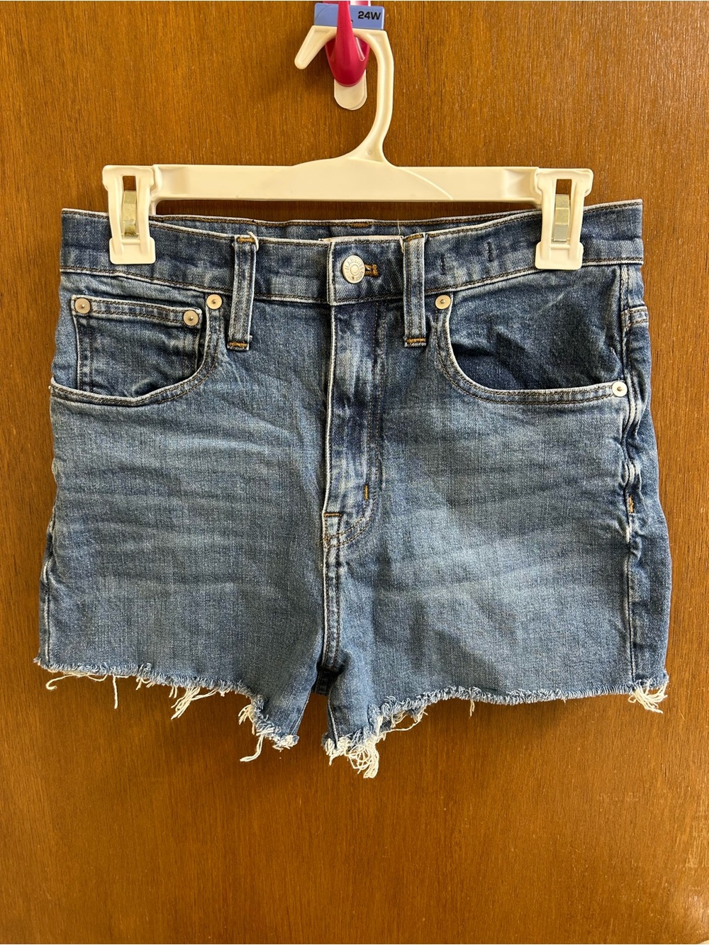 Madewell High Rise Slim Boyjean Short Size 27